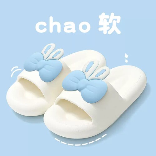 夏季防滑可爱拖鞋蝴蝶结