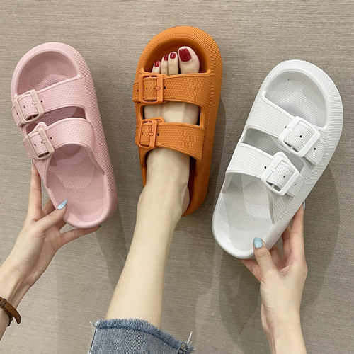 新款双带运动ins潮风防滑凉拖鞋