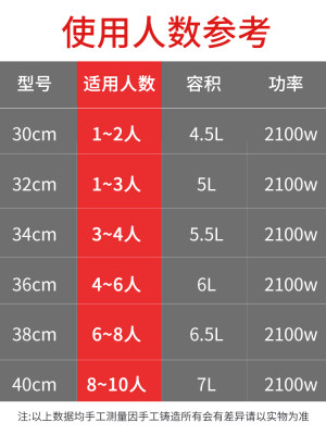 电炒锅多功能家用电热锅铸铁电锅不粘锅煮饭蒸炖一体式插电炒菜锅