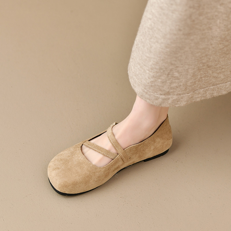 春秋法式交叉扣带玛丽珍鞋女2026新款平底百搭单鞋休闲软底0125z,女鞋,勃肯鞋/软木鞋,淘宝优惠券,粉丝福利购,淘宝优惠卷