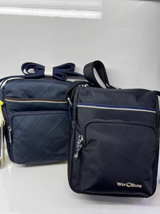 威尔逊男包正品2024爆款时尚轻奢休闲单肩斜挎包礼品劳保用