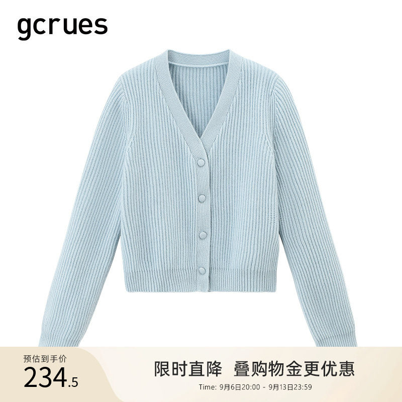 gcrues韩系气质毛衣时尚图片
