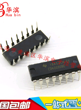 集成IC CD4009UBE CD4009 DIP-16 TI 逆变器/缓冲器  现货