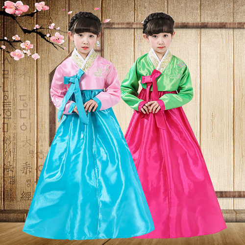 儿童韩服公主裙女童朝鲜服大长今