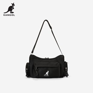 KANGOL单肩包新款 百搭腋下女包hobo托特包 斜挎大容量通勤包时尚