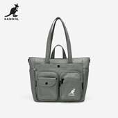 KANGOL托特包女上课通勤包防水单肩斜挎包时尚 百搭手提包包多口袋