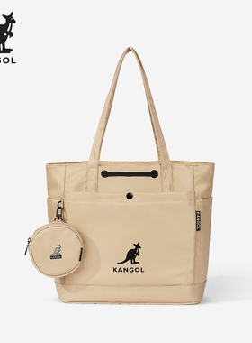 KANGOL官方中号托特包男女上课通勤包防水单肩包时尚百搭手提包潮