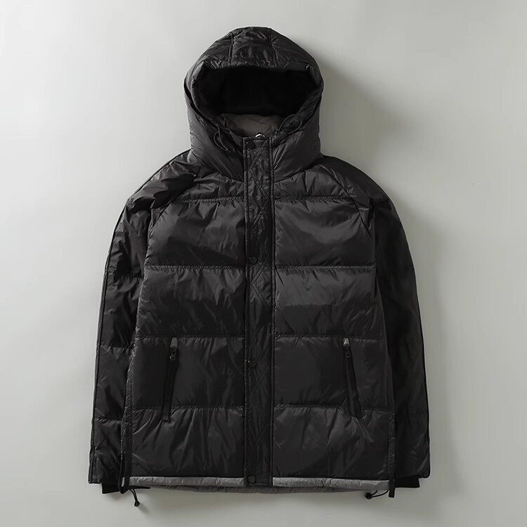 FOREIGN TRADE FACTORY TAIL GOODS CLEARANCE PICK UP LEAKAGE COTTON CLOTHING MENS 2023 WINTER SHORT CASUAL HOODED THICKENED WARM JACKET