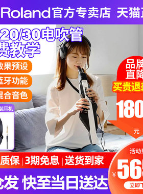 Roland罗兰电吹管AE20 AE-30中老年人娱乐初学电子萨克斯葫芦丝