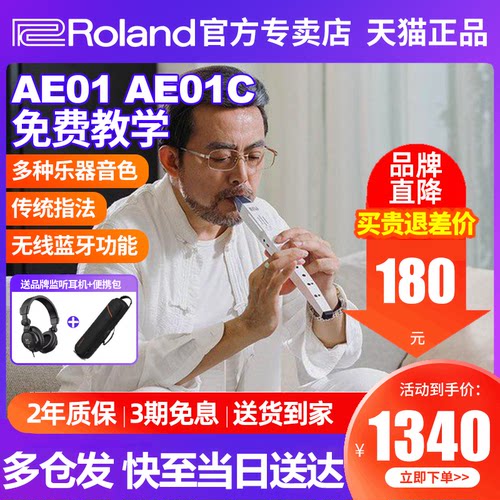 罗兰电吹管AE05/01C老年人萨克斯