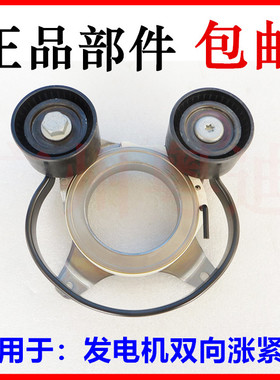 适用于比亚迪唐DM发电机双向涨紧器宋Pro秦ProDM汉皮带张紧过度轮