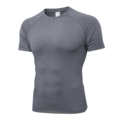 Short Sleeve Floral Gray Unlabeled