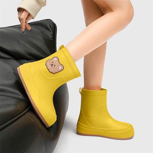 【防水不闷脚】雨鞋女款时尚中筒