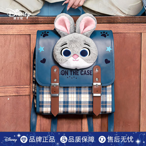 正版乐园款迪士尼背包朱迪毛绒