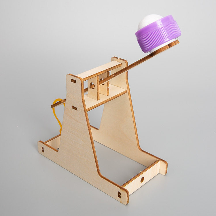 投石器科技小制作儿童手工木质作