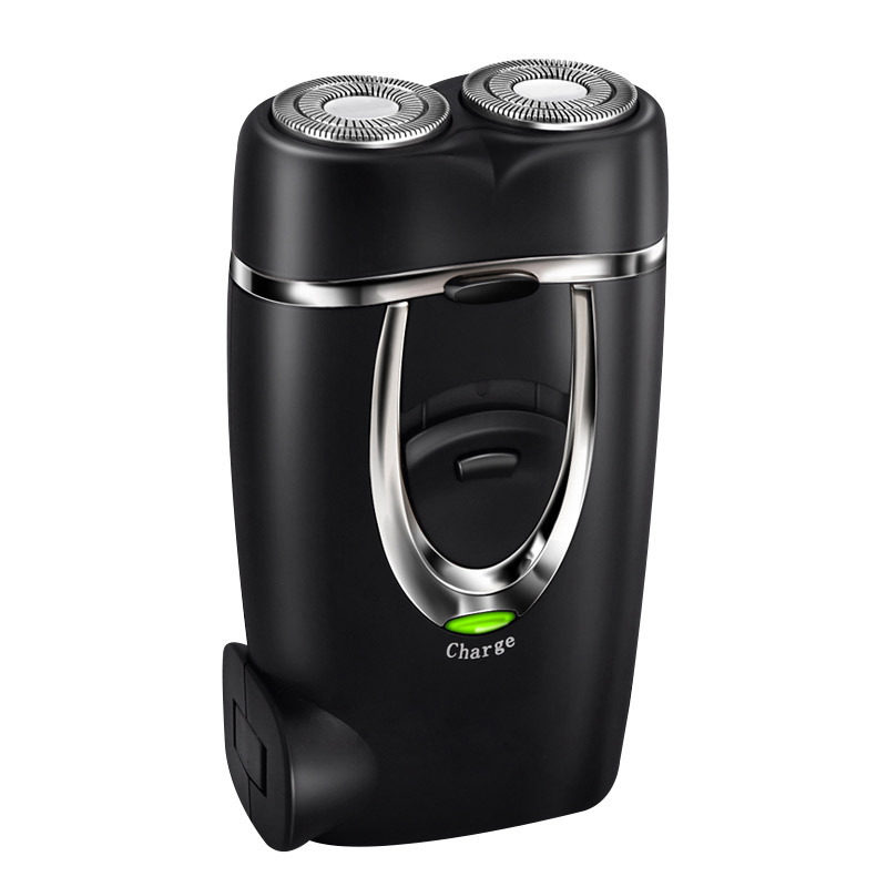 新款男士双头剃须刀 黑色大气双头独立浮动刮毛刀情人节礼物