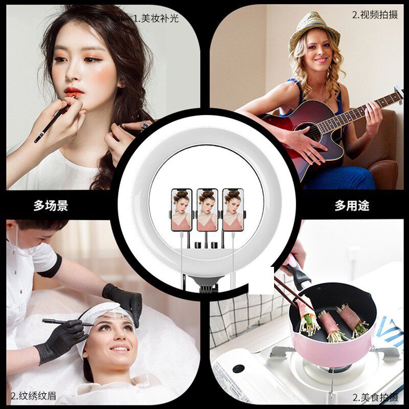 美美一族寸美颜灯网红直播专业摄影补光灯主播打光灯