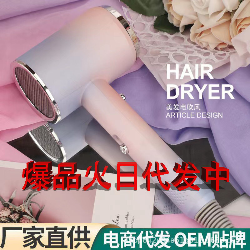 网红锤子吹风机家用发廊大功率负离子静音冷热风电吹风筒礼品