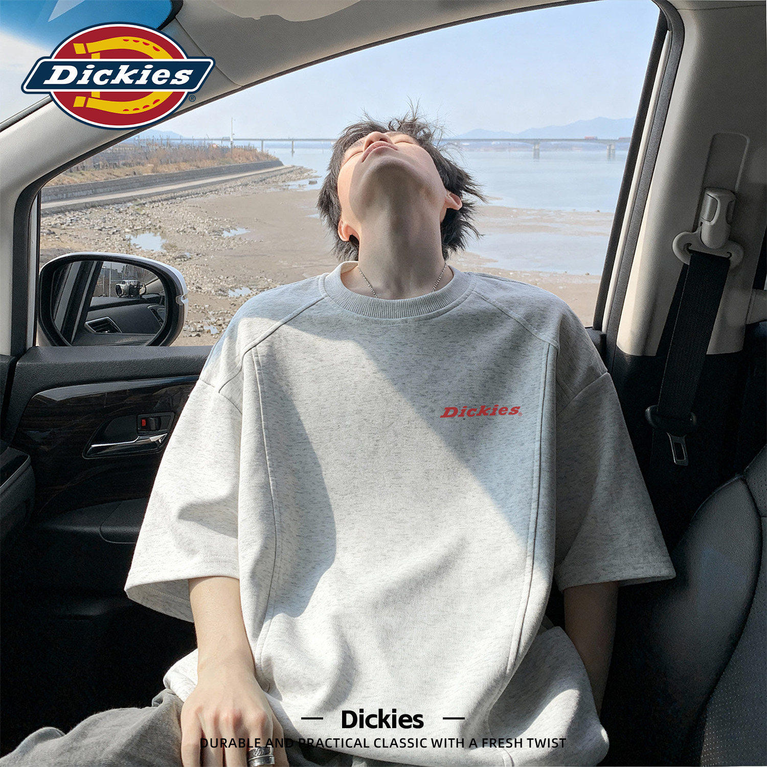 Dickies灰色短袖t恤男款2026