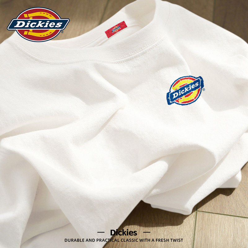 Dickies正品夏装纯棉短袖t恤男款青少年2026新款男青少年半袖上衣