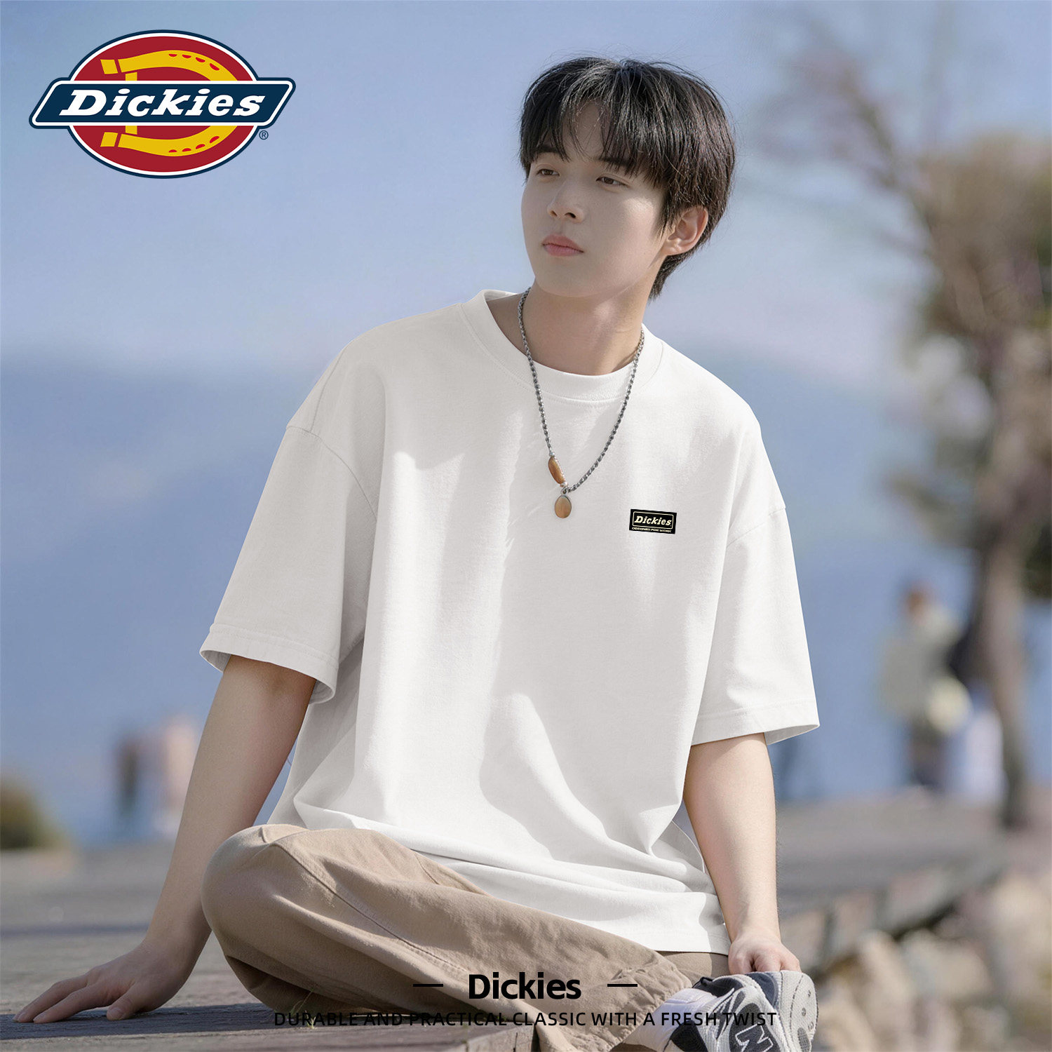 Dickies纯棉短袖T恤男生2026新款