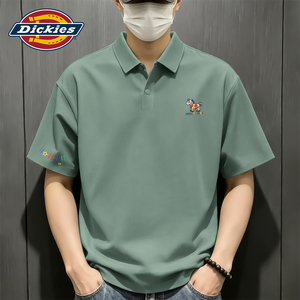 Dickies冰感POLO衫男T恤夏季短袖设计感男士上衣时尚潮流男生衬衣