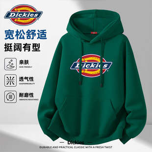 Dickies连帽卫衣男学生春装2026新款大码衣服宽松百搭男款外套潮