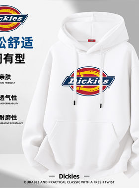 Dickies白色连帽卫衣男款
