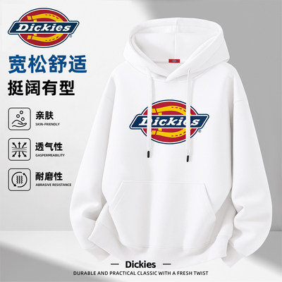 Dickies白色连帽卫衣男款
