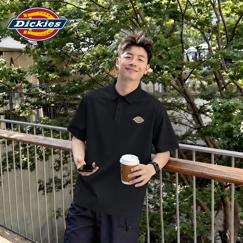 Dickies翻领短袖POLO衫男2026新款夏薄款凉感商务休闲T恤百搭上衣