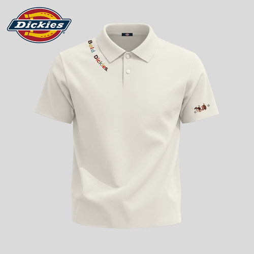 Dickies男士冰感短袖POLO衫夏季翻领t恤速干无痕男款半袖上衣服潮