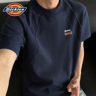 Dickies解构款短袖T恤男款时尚2026新款青少年夏季插肩设计感上衣