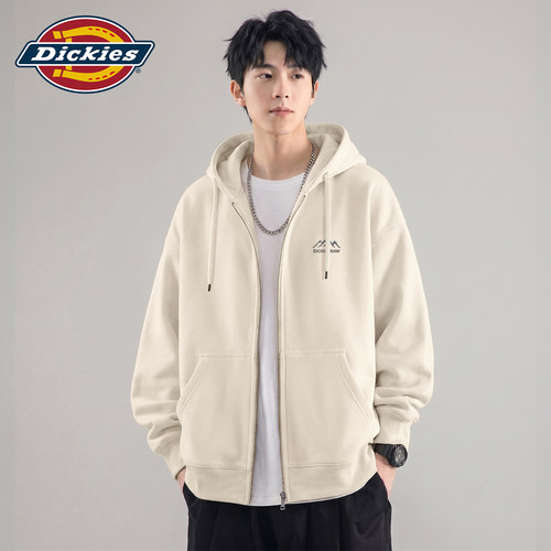 Dickies开衫卫衣男秋季2026新款潮流宽松休闲男装外套酷帅上衣服