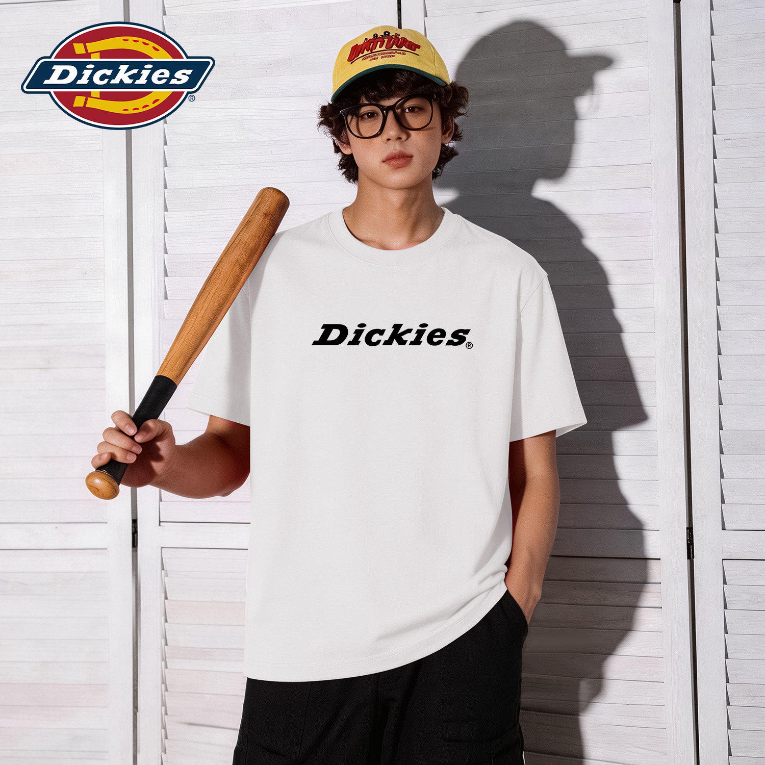 Dickies美式重磅男款纯棉短袖T恤2026夏季新款时尚男士夏装衣服潮