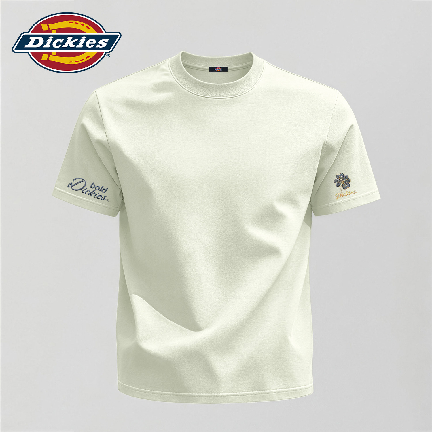 Dickies纯棉短袖T恤男夏季百搭LOGO印花圆领宽松舒适休闲透气上衣