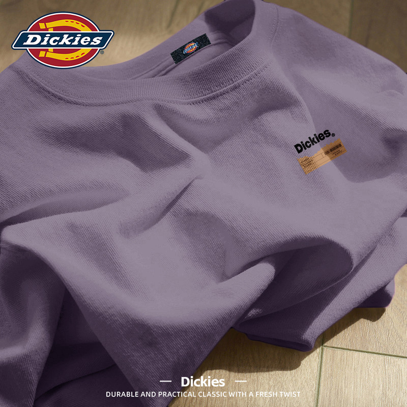 Dickies迪克斯纯棉重磅短袖t恤男款宽松夏季2026新款大码半袖上衣