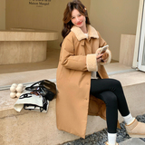 【新款】卡其色羊羔毛派克羽绒服9999-p315-k478，女装羽绒服，浙宝079