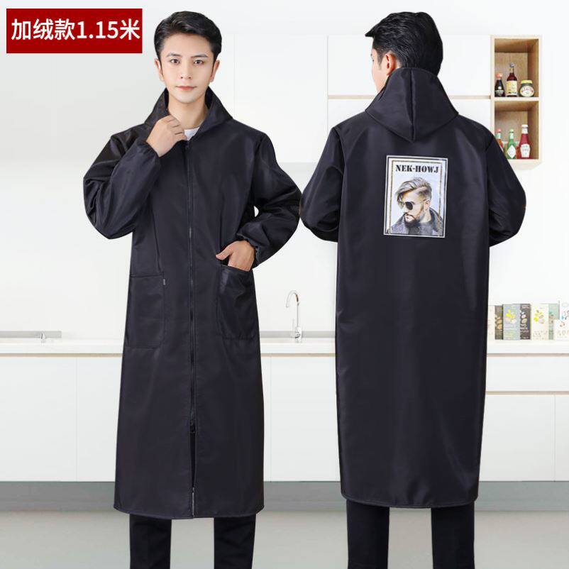 防水长袖罩衣男款新款工作服秋冬美术生专用画画罩衣宠物理发店