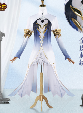 江城木芙卡洛斯cos服原神芙宁娜水神神装cosplay魔神连衣裙套装女