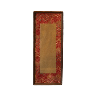 徽轩宣纸金潜纸空白书法国画硬卡片熟宣纸卡纸镜片工笔画小楷书画纸不用装裱非洲檀香木实木画框成品送人礼品