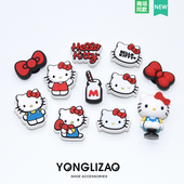 KT猫卡通鞋 2024新款 扣卡骆驰配件 饰鞋 花 Crocs洞洞鞋 配饰装