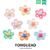 Crocs配饰洞洞鞋 饰品彩色花朵鞋 花 上装 扣配饰精致百搭 鞋 2025新款