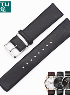 征途ck手表带真皮表带男女代用原装CK表链针扣配件k2Y211 k2g211