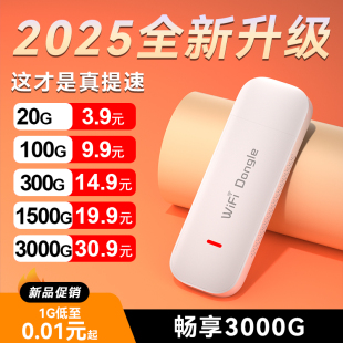 冠军推荐 路由器家用网卡千兆高速手机笔记本车载神器 随身WIFI无线移动wi fi三网全国通网络流量4g便携式