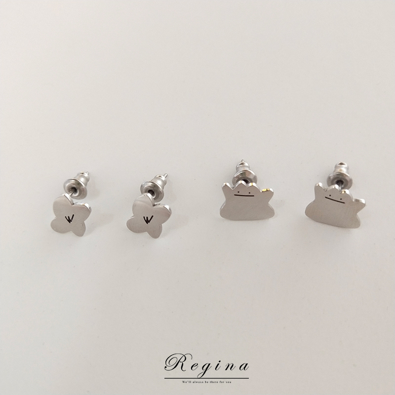 耳钉花朵首饰李昇百变怪花朵原创