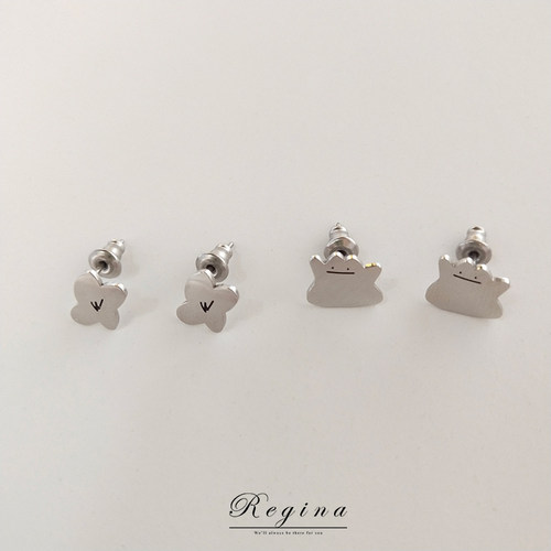 耳钉花朵首饰李昇百变怪花朵原创