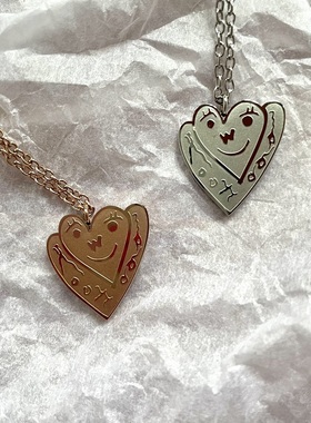 简约情侣吊坠项链Regina吊坠情侣