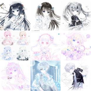 原创头像私调吸色定制 带图+psd 可带图问图 自带色卡 质量保证