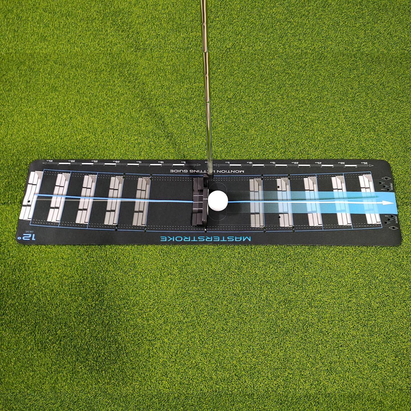 MasterStrokeGolf杆头轨迹垫直观推杆路径练习器室内外果岭防雨水