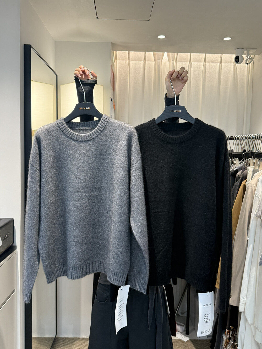 十三行正品2025冬季新款韩版洋气百搭ins圆领纯色宽松针织衫毛衣